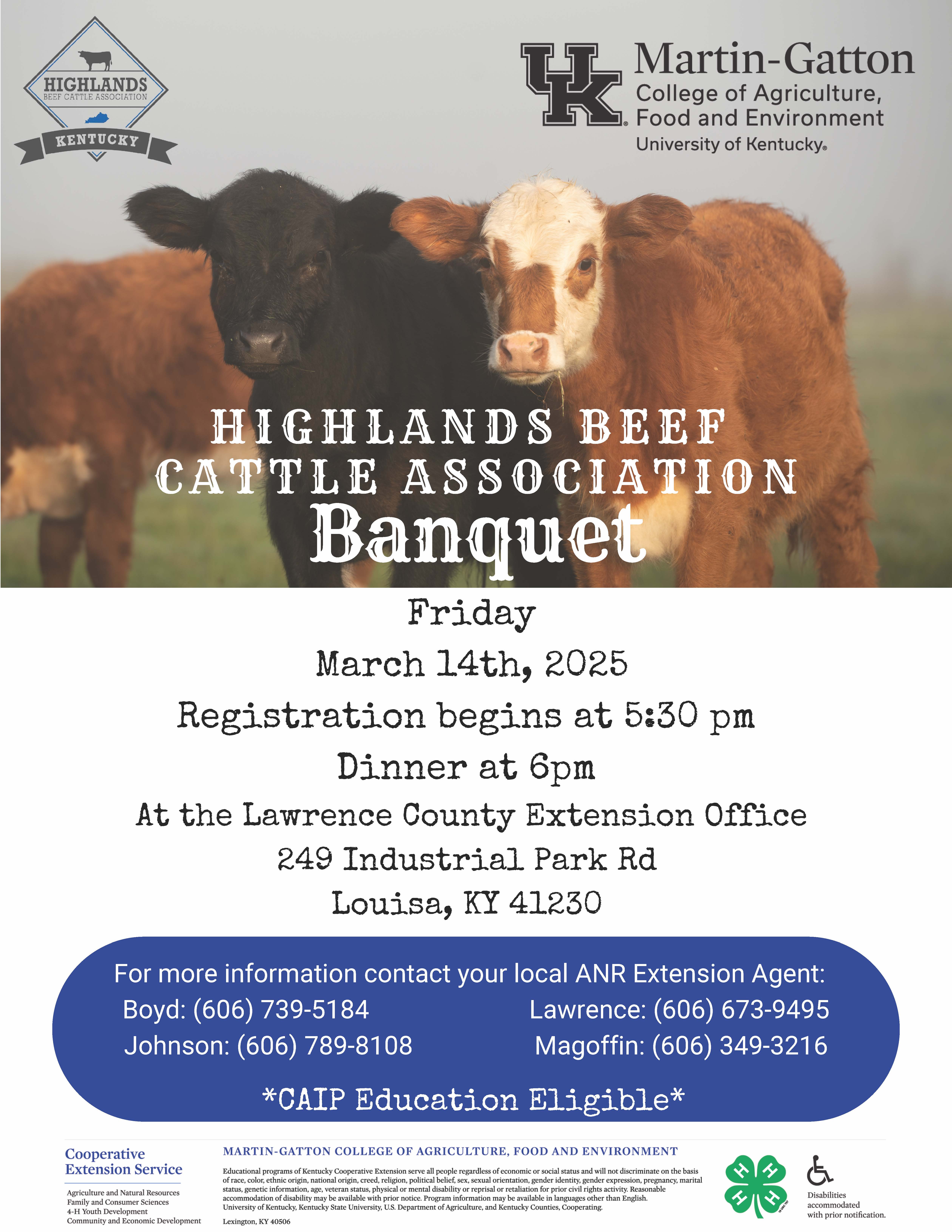 Highlands Beef Cattle Association Meeting