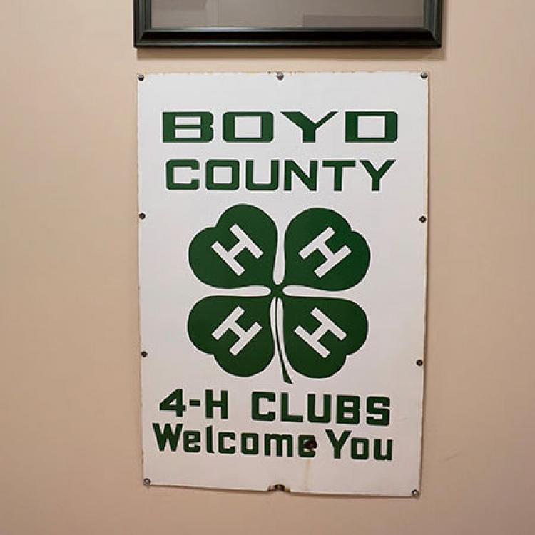  Sign for Boyd County 4H